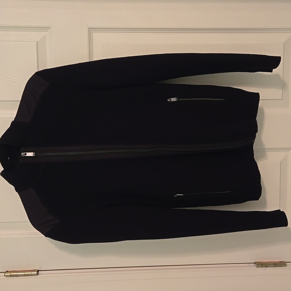 Calvin klein black, zip up sweater size small